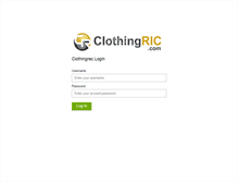 Tablet Screenshot of clothingrec.com